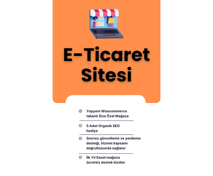 E - Ticaret Sitesi Entegrasyonsuz E - Ticaret Sitesi Entegrasyonsuz
